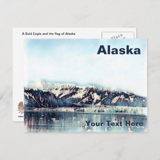 Carte Postale Glacier côtier (Devant / Derrière)