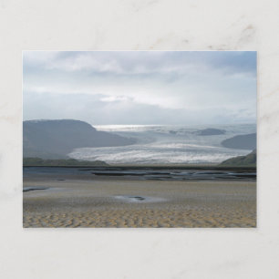 Carte Postale Glacier dans le parc national de Vatnajokull - Isl