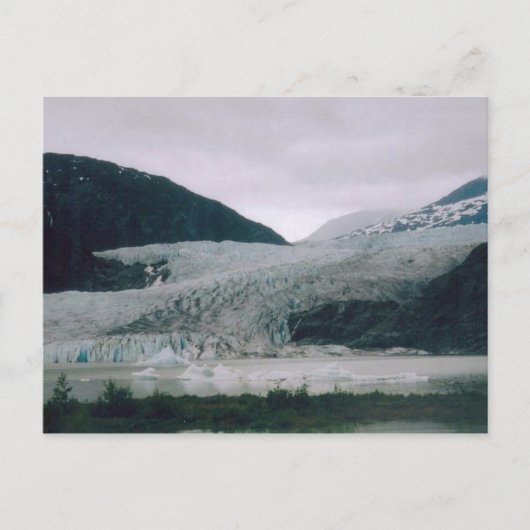 Carte Postale Glacier de l'Alaska (Devant)