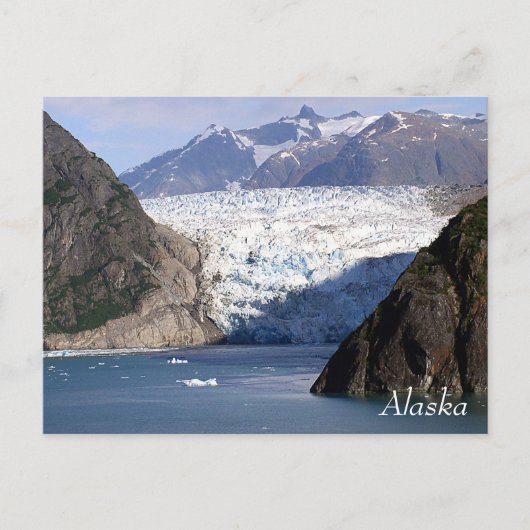 Carte Postale Glacier de l'Alaska à partir d'un bateau de croisi (Devant)