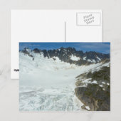 Carte Postale Glacier de l'Alaska Paysage de voyage Pittoresque (Devant / Derrière)