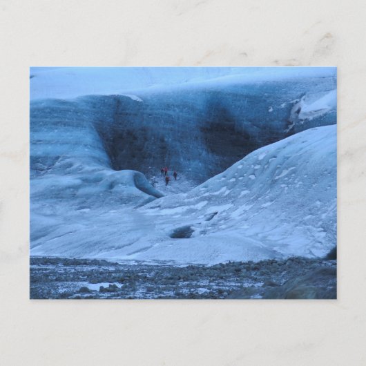 Carte Postale Glacier d'Islande (Devant)