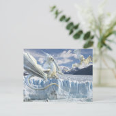 Carte Postale Glacier du Dragon de Glace Blanche de Neige (Debout devant)