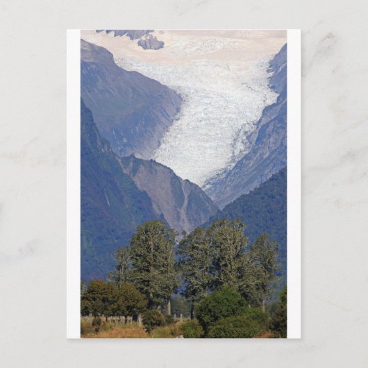 Carte Postale Glacier Fox Nouvelle-Zélande (Devant)