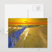 Carte Postale Glacier fractal de l'Arctique (Devant / Derrière)