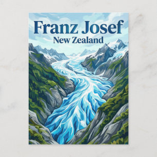 Carte Postale Glacier Franz Josef Nouvelle-Zélande