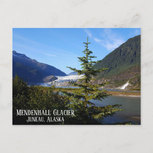 Carte Postale Glacier Mendenhall Juneau Alaska