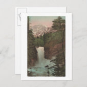 Carte Postale Glacier, MTView of Trick Falls Glacier, MT (Devant / Derrière)