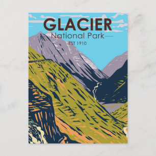 Carte Postale Glacier National Park Going to the Sun Road