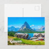 Carte Postale Glacier National Park, Montana, USA (Devant / Derrière)