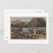Carte Postale Glacier National Park, MT - Hôtel de Glacier (Devant / Derrière)