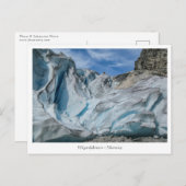 Carte Postale Glacier Nigardsbreen Norvège (Devant / Derrière)