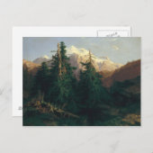 Carte Postale Glacier, Rosen Lanigletscher, 1854 (Devant / Derrière)