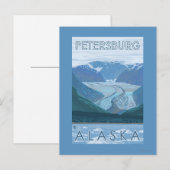 Carte Postale Glacier Scene (Devant / Derrière)