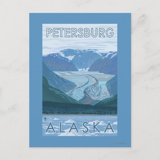 Carte Postale Glacier Scene (Devant)