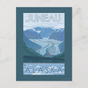 Carte Postale Glacier Scene - Juneau, Alaska