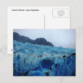 Carte Postale Glacier Upsala, Lago Argentine (Devant / Derrière)