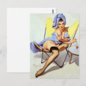 Carte Postale Glacière d'eau vers le haut (Devant / Derrière)