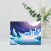 Carte Postale Glaciers à lune (Debout devant)