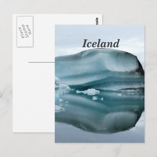 Carte Postale Glaciers Islande (Devant / Derrière)