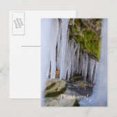 Carte Postale Glaçons de Grotte (Devant / Derrière)