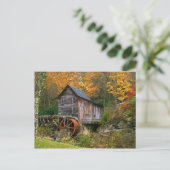 Carte Postale Glade Creek Grist Mill (Debout devant)