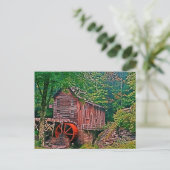 Carte postale Glade Creek Grist Mill (Debout devant)
