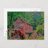 Carte postale Glade Creek Grist Mill (Devant / Derrière)