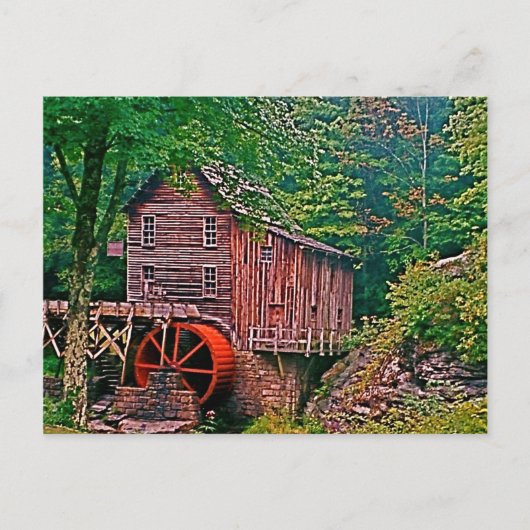 Carte postale Glade Creek Grist Mill (Devant)