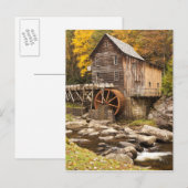 Carte Postale Glade Creek Grist Mill, Babcock State Park, (Devant / Derrière)