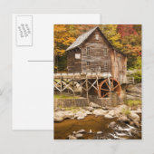 Carte Postale Glade Creek Grist Mill, Babcock State Park, 2 (Devant / Derrière)