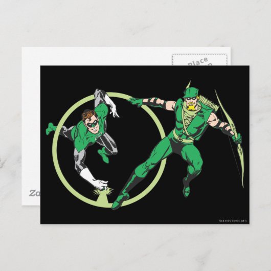 Carte Postale Gladiateur Emerald Archer (Devant / Derrière)