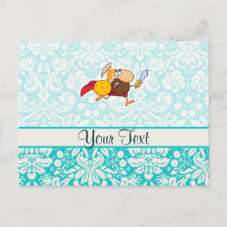Carte Postale Gladiateur spartiate ; mignon