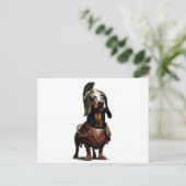 Carte postale Gladiator Dachshund (Debout devant)
