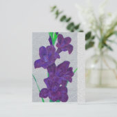 carte postale gladiolus (Debout devant)