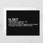 Carte Postale Glaikit (Devant / Derrière)