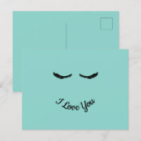 Glam Mint Black Eyelashes Personnalisé