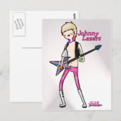 Carte postale Glam Time Johnny (Devant / Derrière)