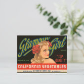 Carte Postale Glamor Girl (Debout devant)