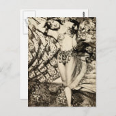 Carte Postale Glamor Girl (Devant / Derrière)