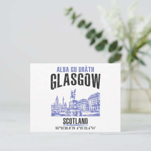 Carte Postale Glasgow (Debout devant)