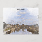 Carte Postale Glasgow Écosse Royaume-Uni Vue du paysage (Devant)