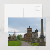 Carte postale Glasgow Necropolis (Devant / Derrière)
