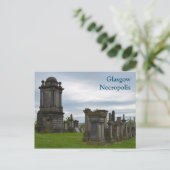 Carte postale Glasgow Necropolis Graves (Debout devant)