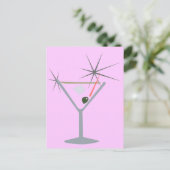 Carte Postale Glass Martini (Debout devant)