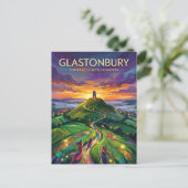 Carte Postale Glastonbury Royaume-Uni (Debout devant)