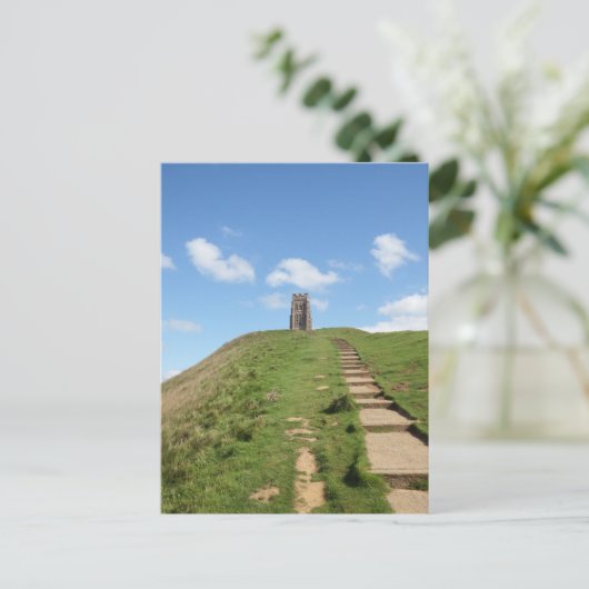 Carte postale Glastonbury Tor Path (Debout devant)