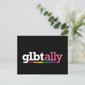 Carte postale GLBT Ally Black (Debout devant)