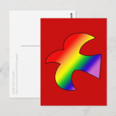 Carte Postale GLBT Dove (Devant / Derrière)