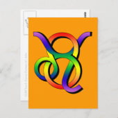 Carte Postale GLBT Leo & Taurus (Devant / Derrière)